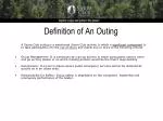 Definition of An Outing - slide 1