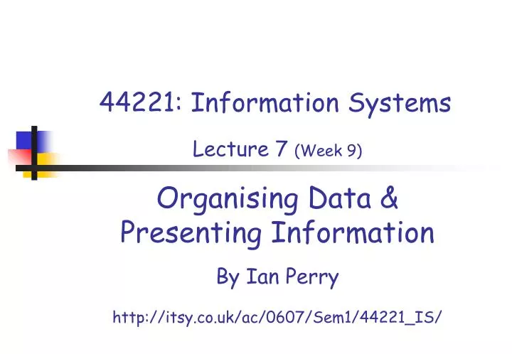 44221 information systems