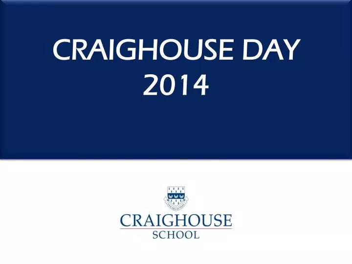 craighouse day 2014