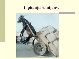u pitanju su nijanse