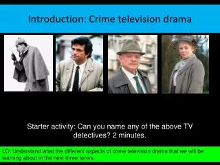 Introduction: Crime television drama