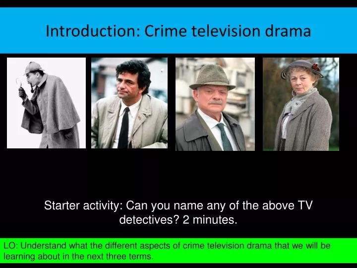 introduction crime television drama