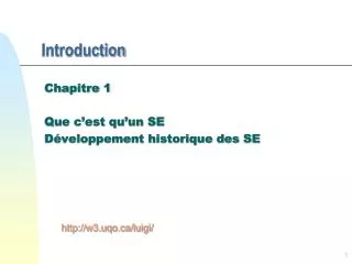 introduction