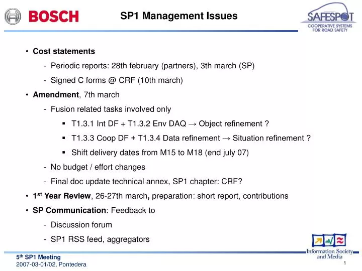 sp1 management issues