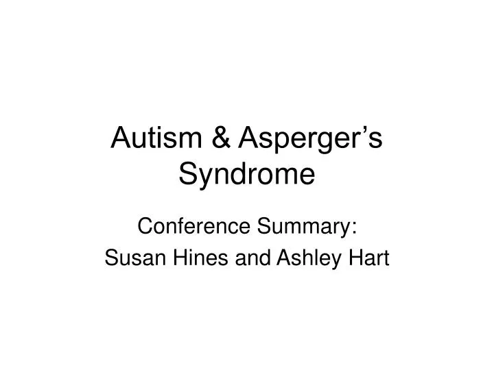 autism asperger s syndrome