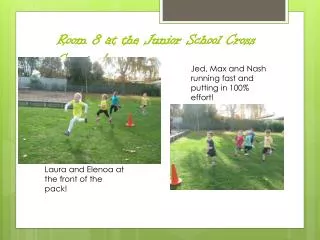 Room 8 at the Junior School Cross Country!