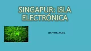singapur isla electr nica