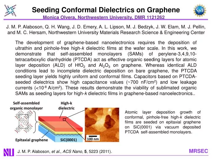 seeding conformal dielectrics on graphene