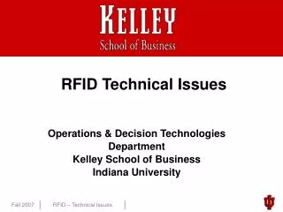 RFID Technical Issues