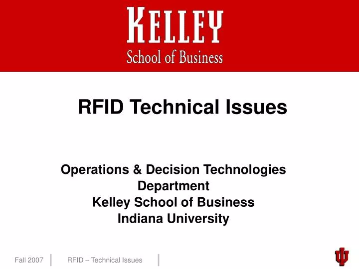 rfid technical issues
