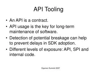 API Tooling