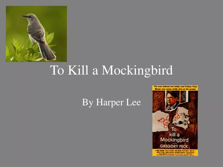 to kill a mockingbird