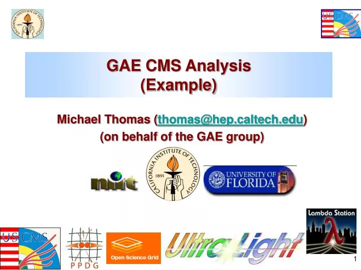 gae cms analysis example