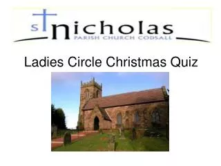 Ladies Circle Christmas Quiz