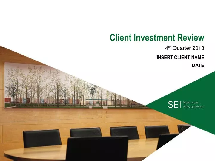 c lient investment review