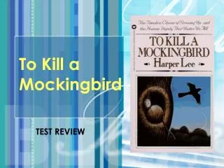 to kill a mockingbird