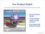 New Product Models - slide 1