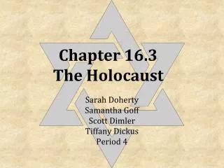 Chapter 16.3 The Holocaust