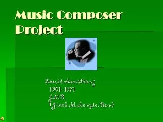 Music Composer Project