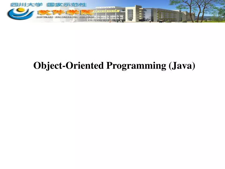 object oriented programming java
