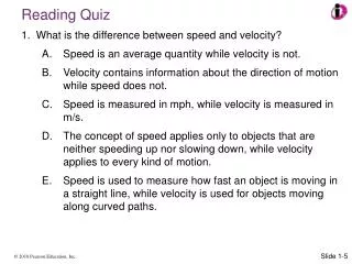 What is the difference between speed and velocity?