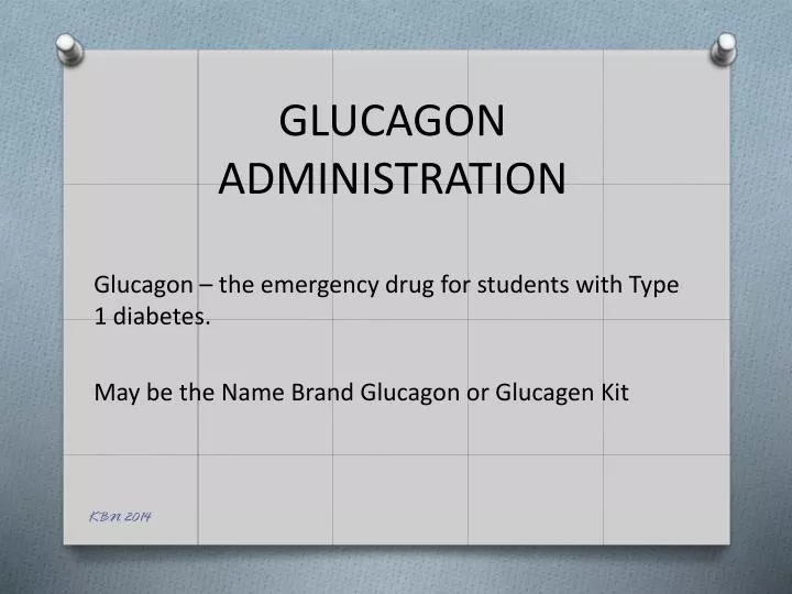 glucagon administration