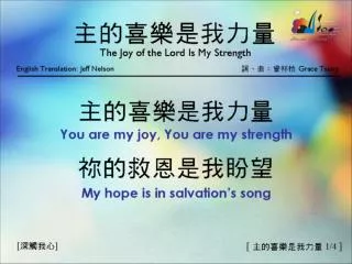 1 4 the joy of the lord is my strength