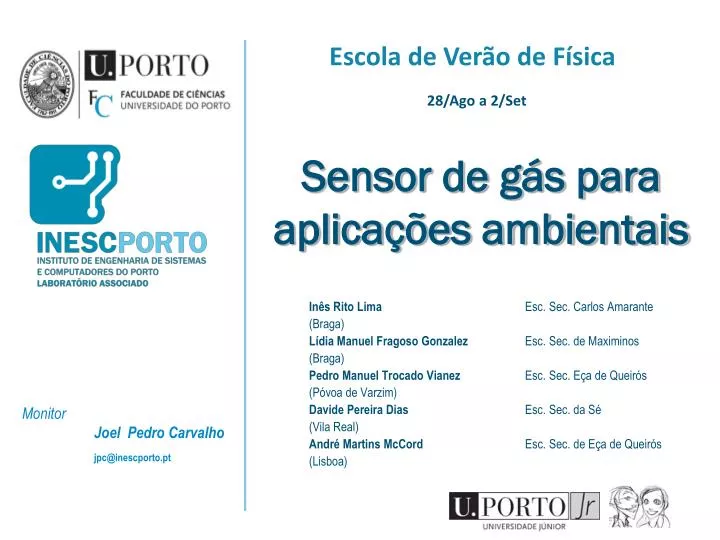 sensor de g s para aplica es ambientais