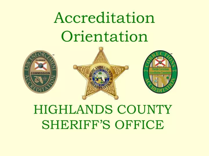 accreditation orientation