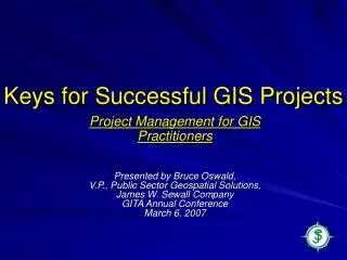 Keys for Successful GIS Projects