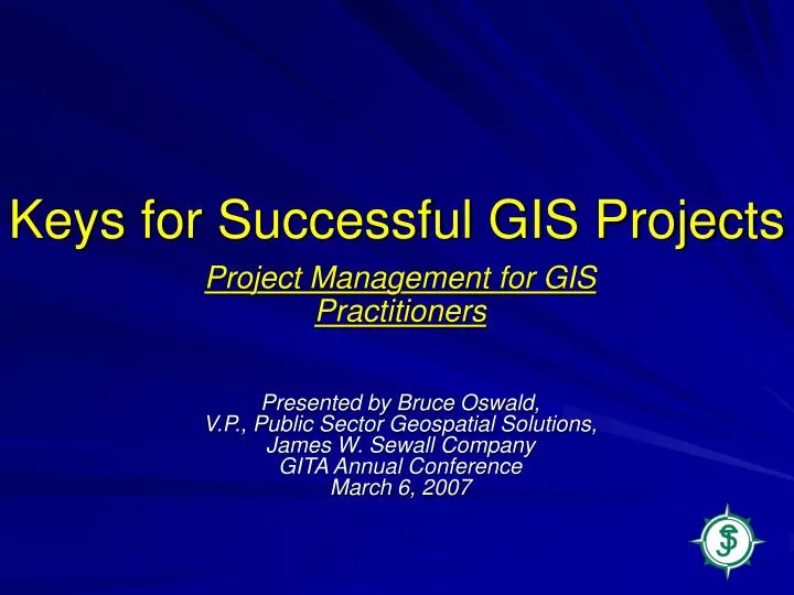 keys for successful gis projects