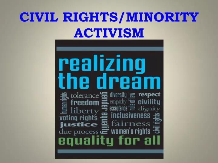 civil rights minority activism