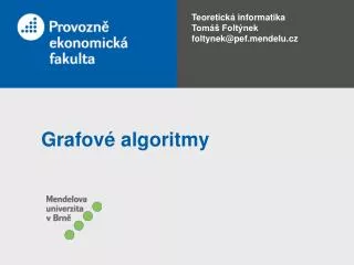 grafov algoritmy