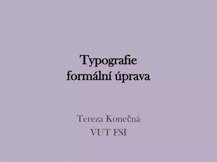 typografie form ln prava