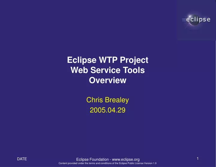 eclipse wtp project web service tools overview