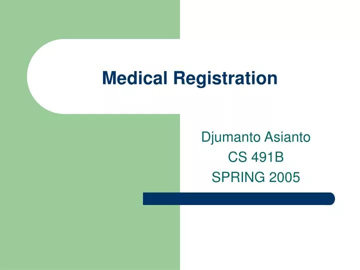 medical registration