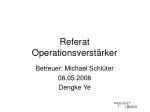 Referat Operationsverstärker - slide 1