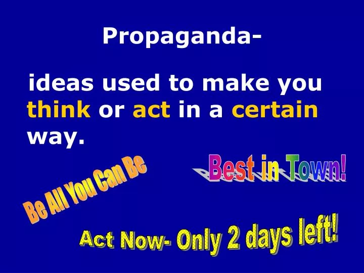 propaganda