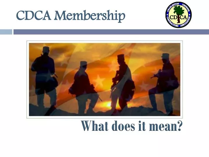 cdca membership