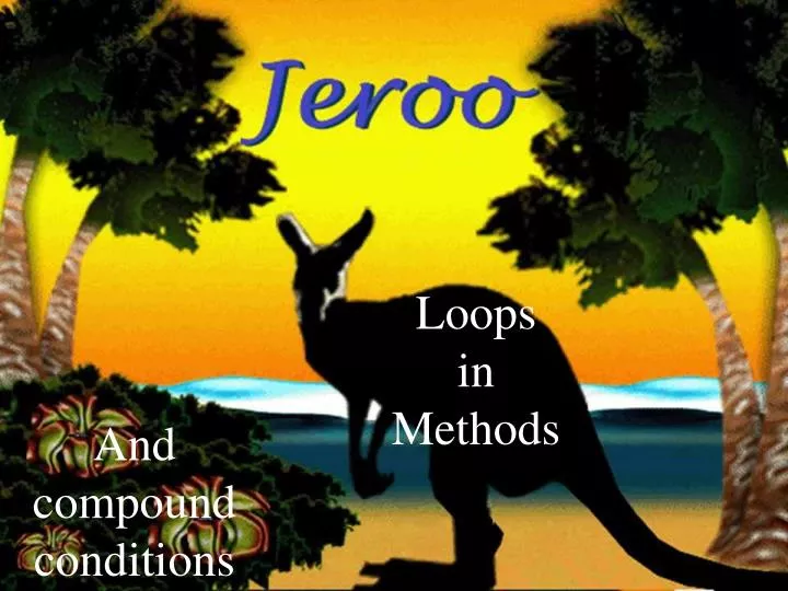 loops in methods