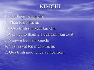 kimchi