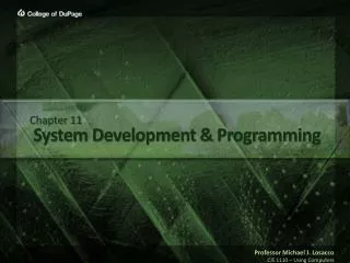 System Development &amp; Programming