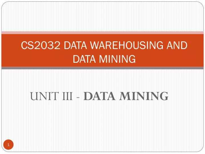 cs2032 data warehousing and data mining