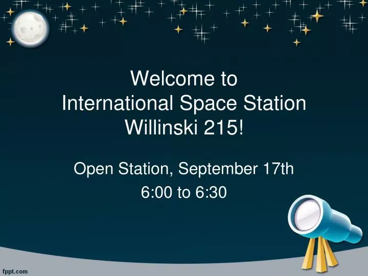 welcome to international space station willinski 215