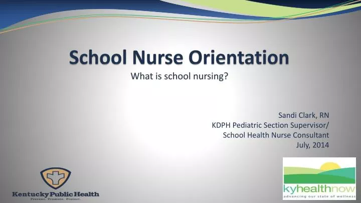 school nurse orientation what is school nursing