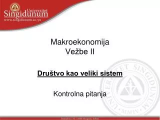 makroekonomij a ve be ii