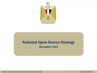 National Open Source Strategy December 2013