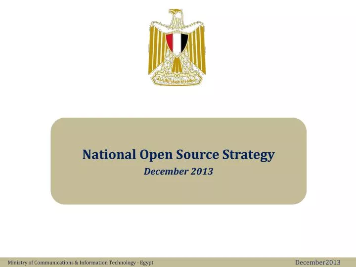 national open source strategy december 2013