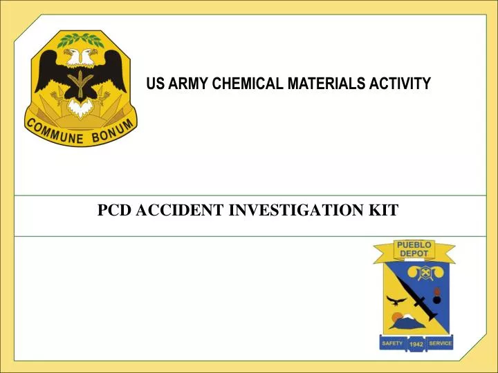 pcd accident investigation kit