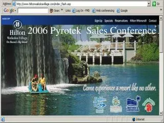 2006 Pyrotek Sales Conference